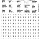5th Grade Word Search Printable Travel Activity Book