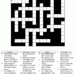 Baseball Crossword Puzzle World Series Printable Version