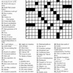 Contemporary York Moments Sunday Crossword Printable For
