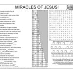 Crossword For Jesus Miracles Google Search Jesus