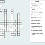 Crossword Puzzle Jan 21 The Miami Hurricane