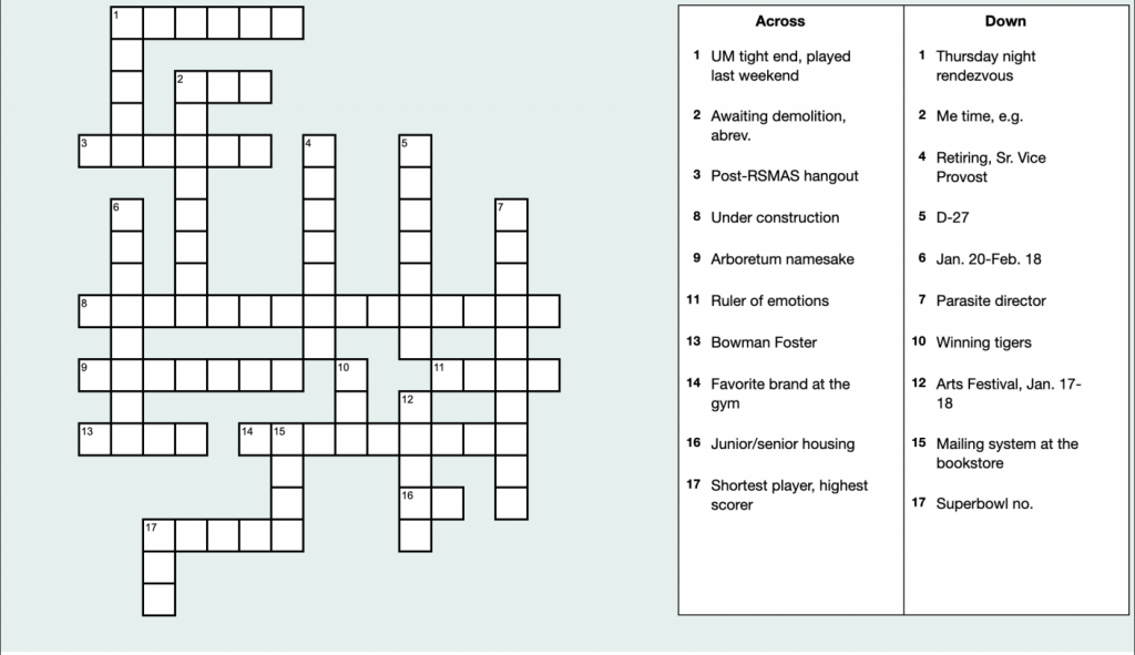 Quick And Easy Printable Crossword Puzzles
