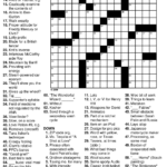 Easy Crossword Puzzles For Seniors Activity Shelter