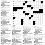 Easy Printable Crossword Puzzles Free Printable