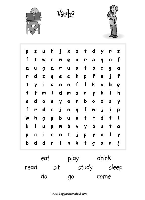 Printable Crossword Puzzles Simple Present
