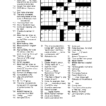 Eugene Sheffer Crossword Printable That Are Delicate