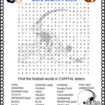 Football Word Search Puzzle Free Printable Football