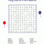 Fourth Of July Word Search