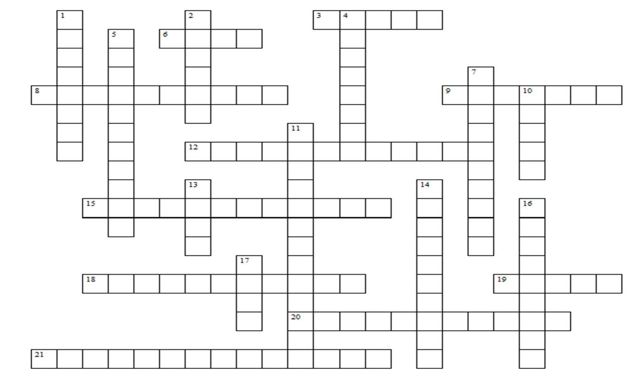 Crossword Puzzle Maker 30 Plus Free Printable