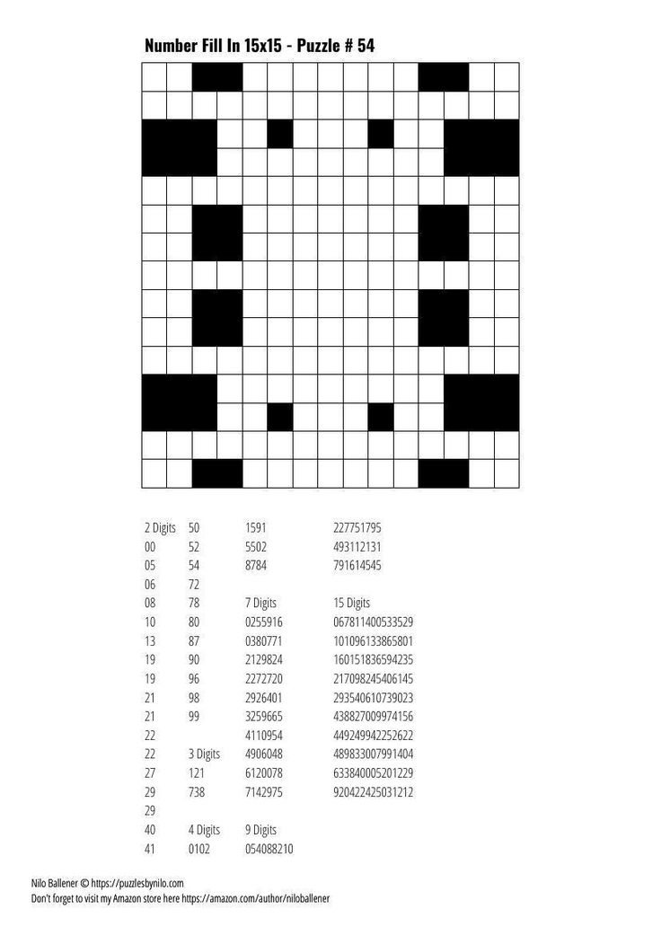 Download Free Printable Crossword Puzzles
