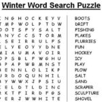 Free Large Print Word Search Puzzles Winter Printable