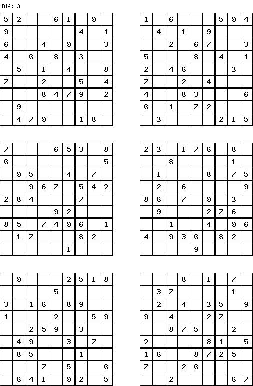 Free Printable 9x9 Sudoku Puzzles Sudoku Printable