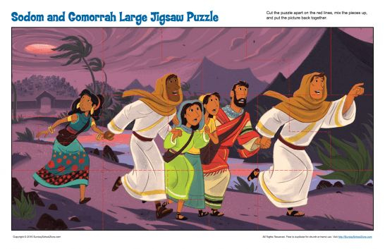 Free Printable Bible Story Jigsaw Puzzles On Sunday