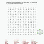 Free Printable Chemistry Word Search Chemistry