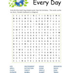 Free Printable Earth Day Word Search Word Puzzles Earth