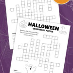 Free Printable Halloween Crossword Puzzle Pjs And Paint