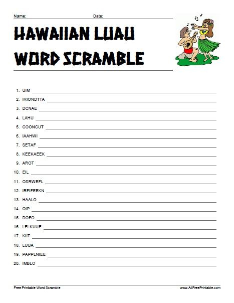 List Of Baby Shower Crossword Puzzle Free Printable