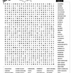 Free Printable Word Search For All 50 States In The United
