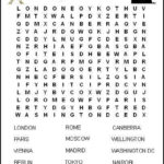 Free Printable Word Search Puzzles For Children Free