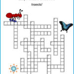 Fun Easy Printable Crossword All About Insects