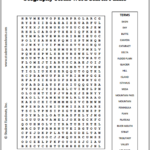 Geography Terms Word Search Puzzle Student Handouts