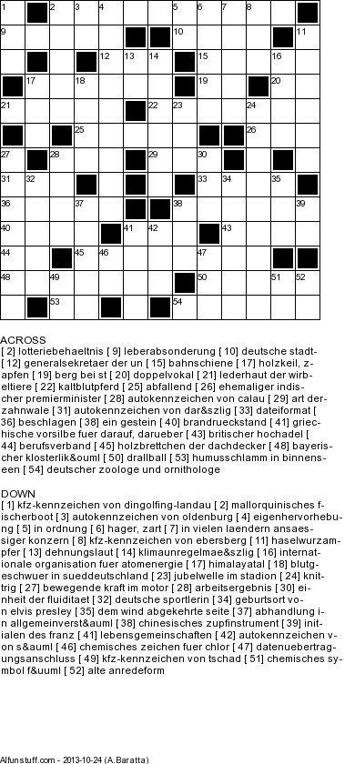 German Crossword Puzzles Printable German Word Games