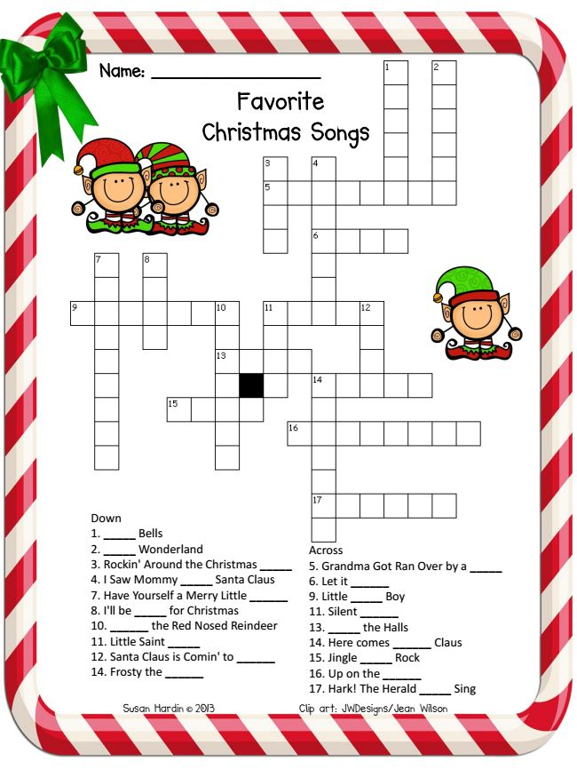 Free Printable Themed Crossword Puzzles 4th Of July