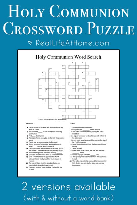 Free Children's Bible Crossword Puzzles Printable