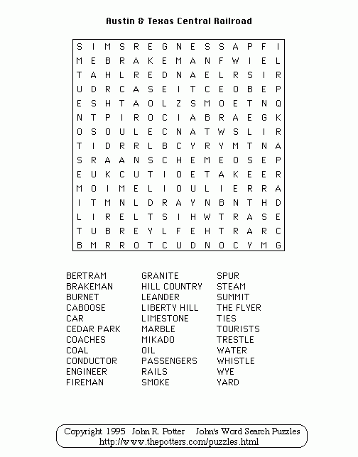 Austin American Stateman Crossword Puzzle Printable