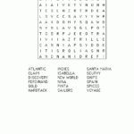 John S Word Search Puzzles Kids Columbus Day