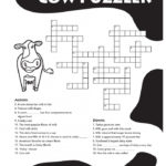 Life On The Farm Crossword Worksheets 99Worksheets