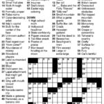 Newsday Crossword Puzzle For May 20 2019 By Stanley