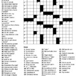 Online Printable Crossword Puzzles For Nov 12 2022