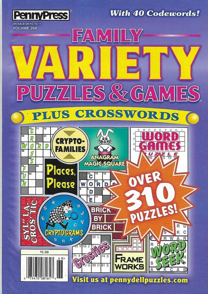 Penny Press Printable Crossword Puzzles