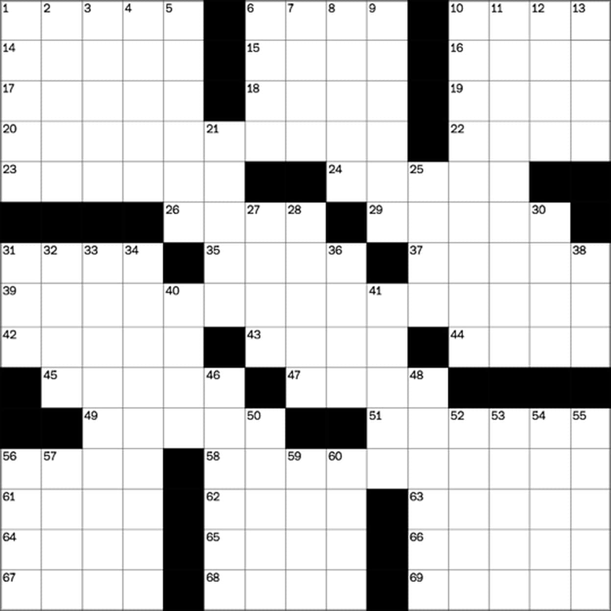 Printable Crossword Puzzles January 2022