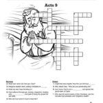 Printable Bible Crossword Puzzle The Apostle Paul Answers