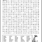Printable Fall Word Searches For Kids Tree Valley Academy
