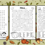 Printable Fall Word Searches For Kids Tree Valley Academy