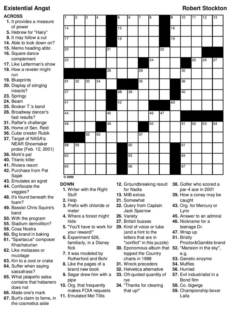 Printable Games For Adults Free Printable Crossword
