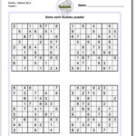Printable Medium Sudoku Puzzles In 2020 Sudoku Printable
