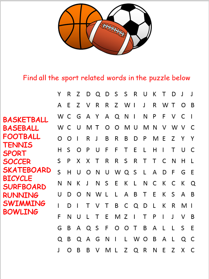 Free Printable Picture Crossword Puzzles