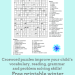 Printable Winter Puzzles For Kids Squigly S Playhouse