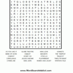 Shakespeare Printable Word Search Puzzle Word Find Free