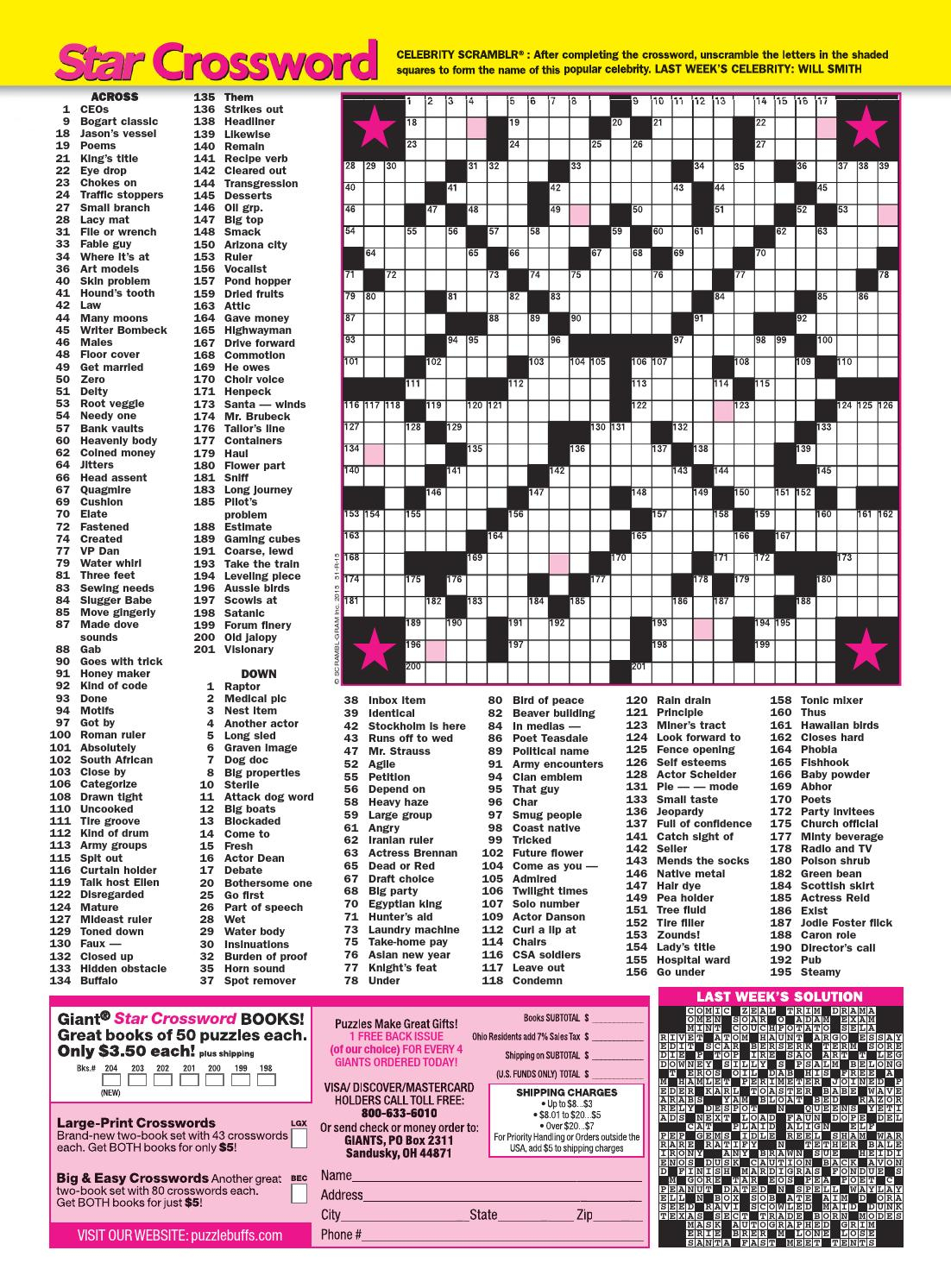 Printable Star Trek Crossword Puzzles