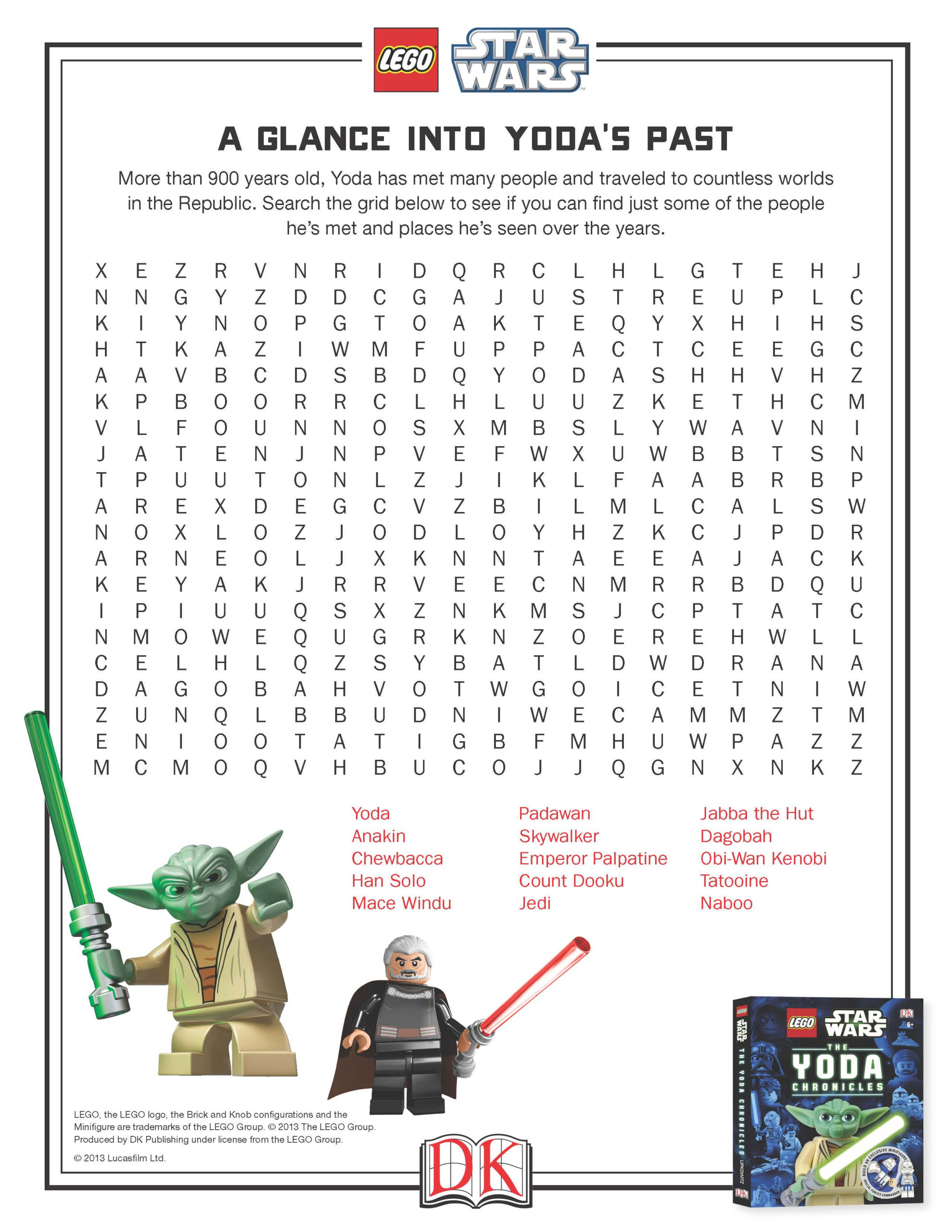 Free Printable Star Wars Crossword Puzzles
