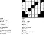 Super Easy Crossword Puzzles For Kids Coloring Sheets