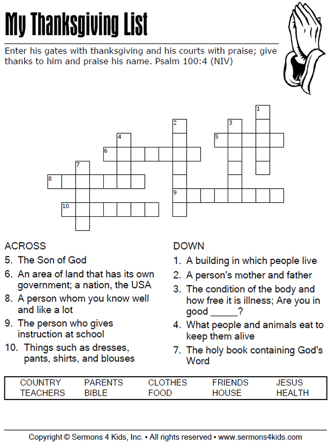 Halloween Crossword Puzzles For 5th Graders Printable