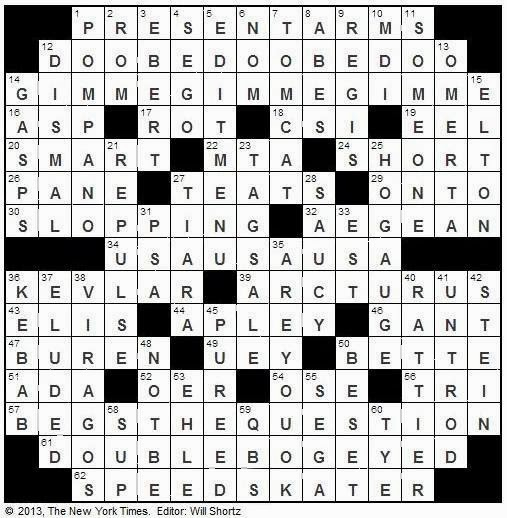 N Y Times Sunday August 11 Crossword Puzzle Printable