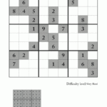 Very Hard Sudoku Puzzle To Print 8