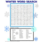 Winter Word Search Puzzle Central Mississippi Regional